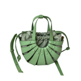 Cut Out Leather Tote Bag