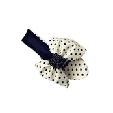 Polka Dot Bow Embellished Mules Sandals