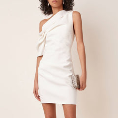 Cold Shoulder Evening Dress Gown