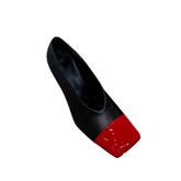 Square Toe High Heel Pumps