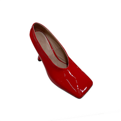 Square Toe High Heel Pumps