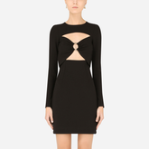 Cut Out Mini Evening Dress Gown