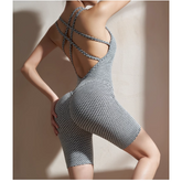 Yoga Pilates Printed Fitted Playsuit