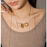 Pearl Flower Necklace