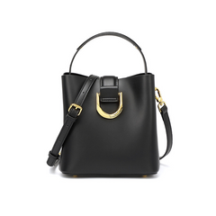 Metal Embellished Bucket Bag