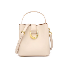 Metal Embellished Bucket Bag