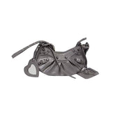 Buckled Leather Cross Body Bag - Small