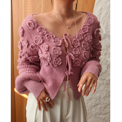 Flower Knitwear Sweater