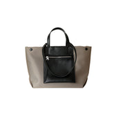 Bi-Color Oversized Tote Bag