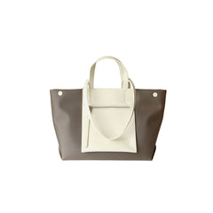 Bi-Color Oversized Tote Bag