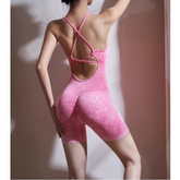 Yoga Pilates Backless Fitted Bodysuit