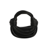 Knotted Leather Tote Bag