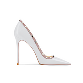Studded High Heel Pumps - 10cm