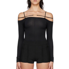 Off-Shoulder Long Sleeves Top