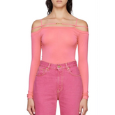 Off-Shoulder Long Sleeves Top