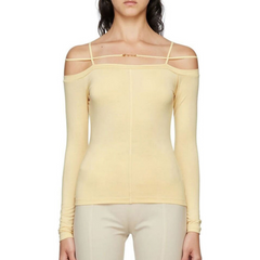 Off-Shoulder Long Sleeves Top