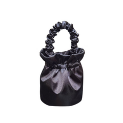 Satin Bucket Bag