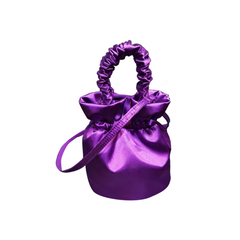 Satin Bucket Bag