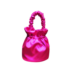 Satin Bucket Bag