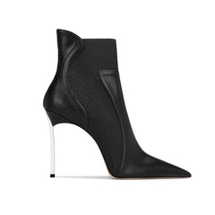 Stiletto Heel Ankle Boots - 8cm