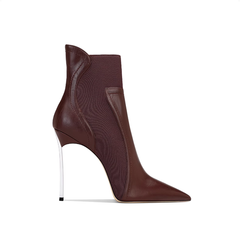 Stiletto Heel Ankle Boots - 10cm