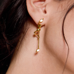 Asymmetric Earrings - Pair