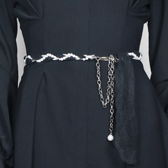 Diamante And Pearl Girdle Belt