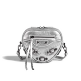 Heart Buckled Cross Body Bag