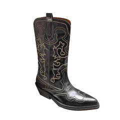 Leather Western Cowboy Knee High Boots