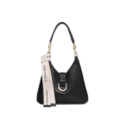 Strap Leather Tote Bag