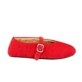 Buckled Flat Ballet Shoes