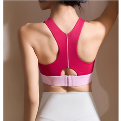 Yoga Pilates Back Cross Fitted Sports Bra