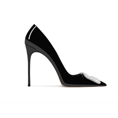 Diamante Buckled High Heel Pumps - 10cm