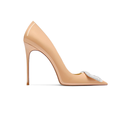 Diamante Buckled High Heel Pumps - 10cm