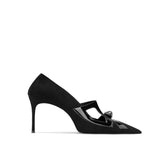 Cut Out Mid Heel Pumps - 6cm