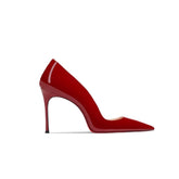 Patent Leather Mid Heel Pumps - 6cm