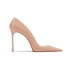 Patent Leather Mid Heel Pumps - 8cm