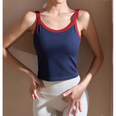 Yoga Plates Bi-Color Fitted Sports Bra