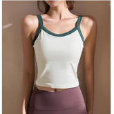 Yoga Plates Bi-Color Fitted Sports Bra