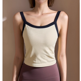 Yoga Plates Bi-Color Fitted Sports Bra