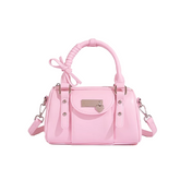 Studded Leather Tote Bag