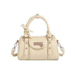 Studded Leather Tote Bag