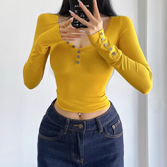 Button Knitwear Sweater