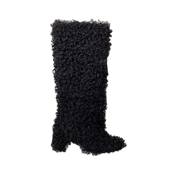 Block Heel Knee High Boots