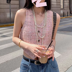 Checkered Plaid Vest