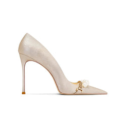 Pearl Mid Heels Pumps - 8cm