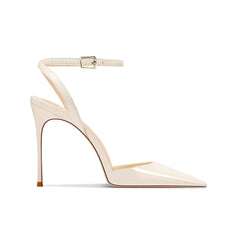 Ankle Strap Mid Heel Sandals - 8cm