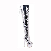 Stiletto High Heel Over The Knee Platform Boots