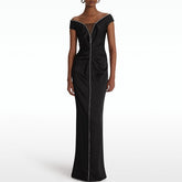 Diamante Evening Dress Gown