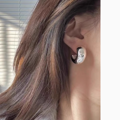 Basic Metal Earrings - Pair